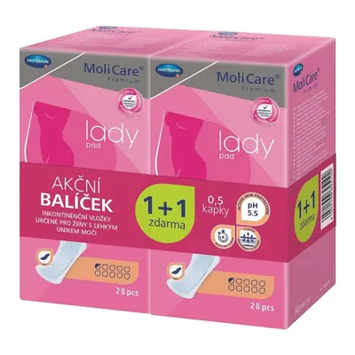 MoliCare Premium Lady pad 0,5 kapky 28+28ks