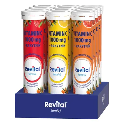 Revital Vitamin C s rakytníkem box 20x12 šumivých tablet