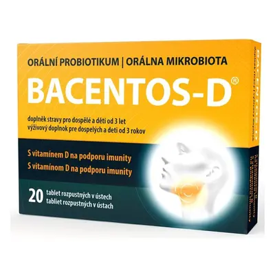 BACENTOS-D orální probiotikum tbl.20