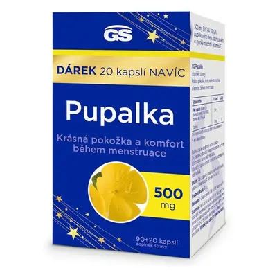 GS Pupalka 500mg cps.90+20 dárek