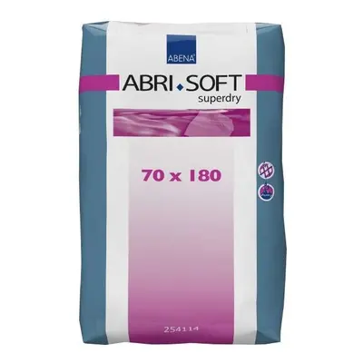 ABRI SOFT SUPERDRY inkontinenční podložky se záložkami 70x180cm 30ks