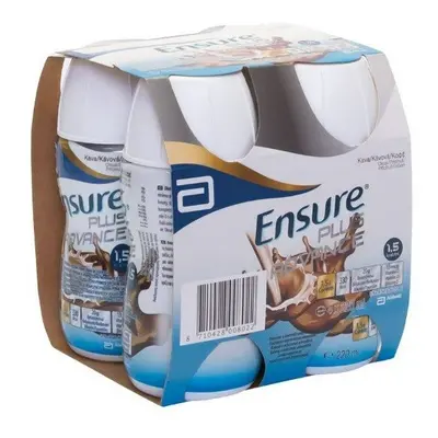 ENSURE PLUS ADVANCE KÁVOVÁ PŘÍCHUŤ POR SOL 4X220ML