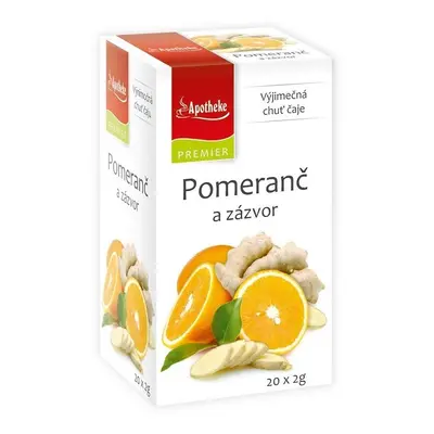 Apotheke Pomeranč a zázvor čaj 20x2g