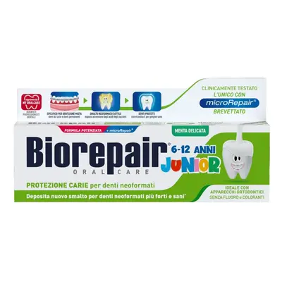 Biorepair Junior 6-12 zubní pasta máta 75ml