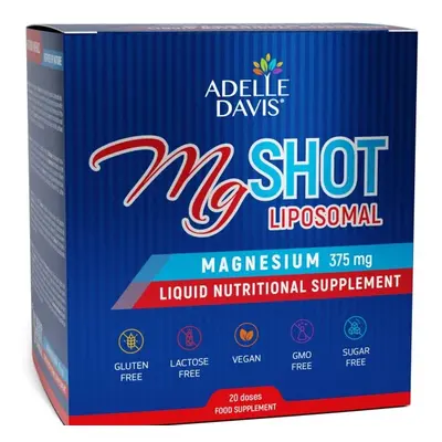 Adelle Davis MgSHOT Liposomal Magnesium 20x25ml