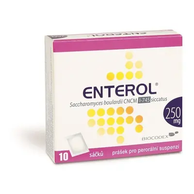 ENTEROL 250MG POR PLV SUS 10