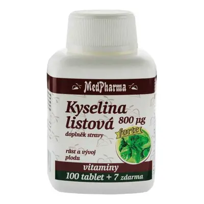 MedPharma Kyselina listová 800mcg tbl.107