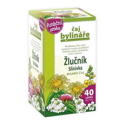 Čaj Bylináře Žlučník+slinivka 40x1.6g