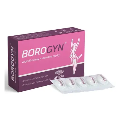 Borogyn vaginální čípky 10x2g