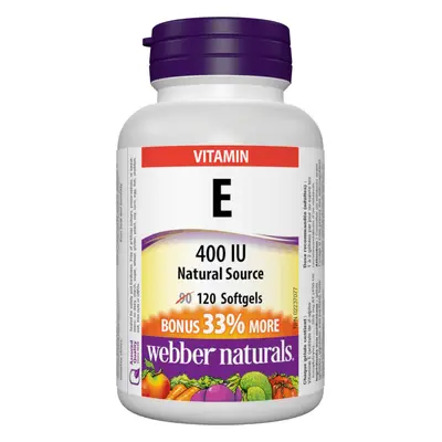 Webber Naturals E 400 IU 120 tob