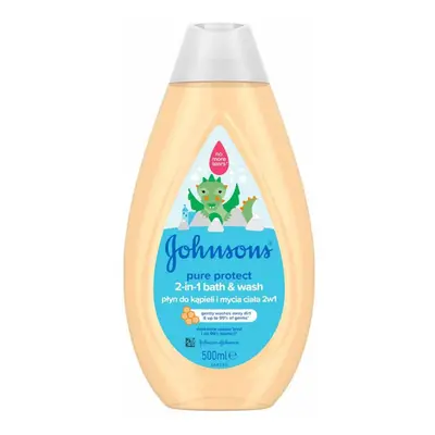 JOHNSONS Pure Protect Koupel a mycí gel 2v1 500ml