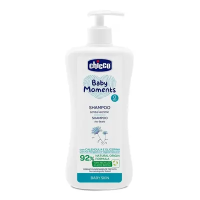 CHICCO Baby Moments Šampon s dávkovačem 500ml