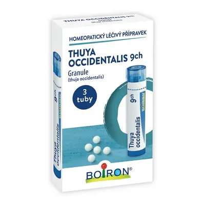 Thuya Occidentalis CH9 gra.4g 3 tuby