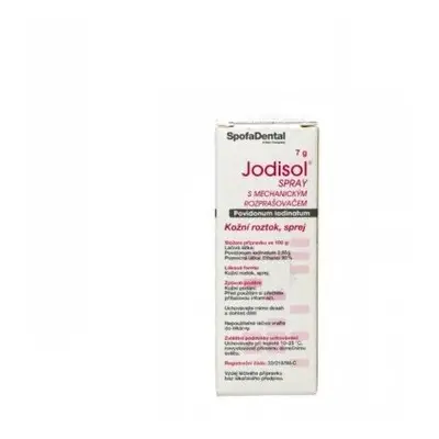 JODISOL SPRAY 38,5MG/G DRM SPR SOL 1X7G