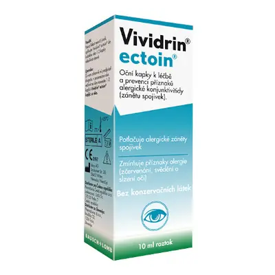 Vividrin ectoin oční kapky 10ml