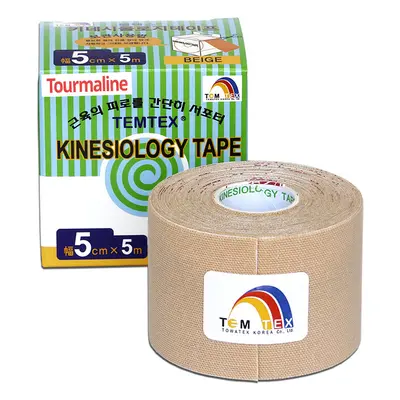 TEMTEX kinesio tejp.Tourmaline béžová 5cmx5m