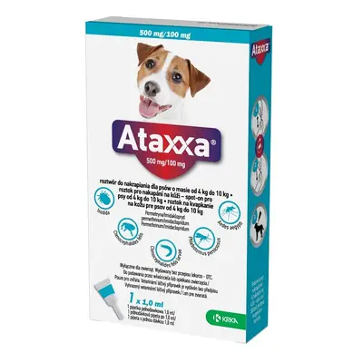 Ataxxa pro psy 4-10kg spot-on 1x1ml