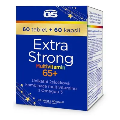 GS Extra Strong Multivit.65+ tbl.60+cps.60 dárek