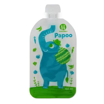 Petite&Mars Kapsička na jídlo Papoo Slon 6x150ml