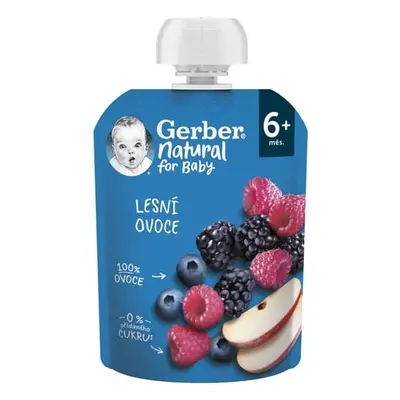 Gerber Natural Lesní ovoce kapsička 90g 6M+