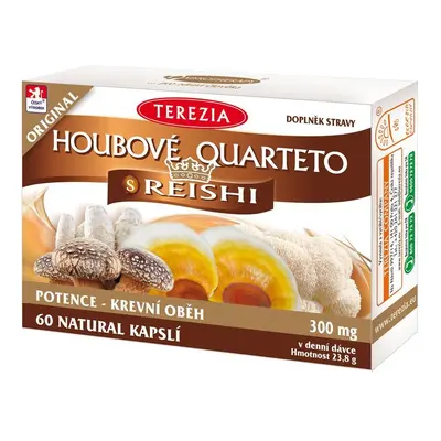 TEREZIA Houbové Quarteto s reishi 60 kapslí