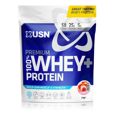 USN 100% Premium Whey Protein 2000g strawberry