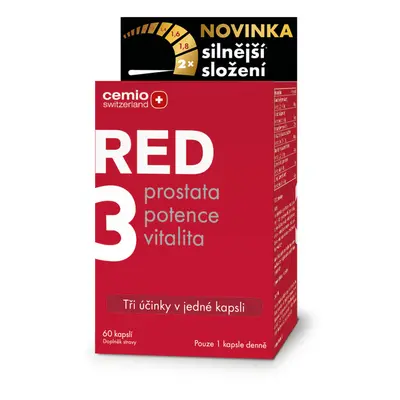 Cemio RED3, 60 kapslí silnější