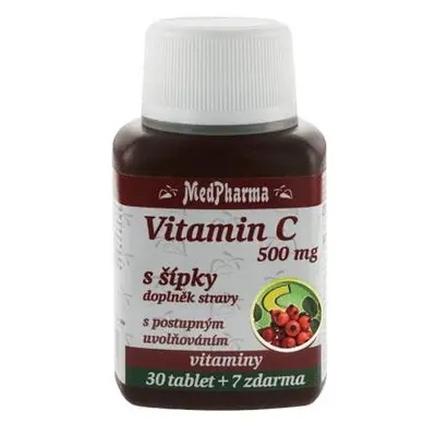 MedPharma Vitamín C 500mg s šípky tbl.37 prod.úč.