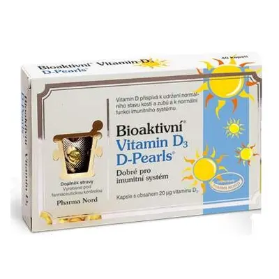 Bioaktivní Vitamin D3 D Pearls cps.80