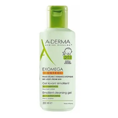 A-DERMA Exomega CONTROL Zvláč.mycí gel 2v1 200ml