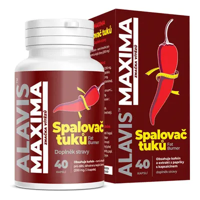 ALAVIS MAXIMA Spalovač tuků Fat Burner cps.40