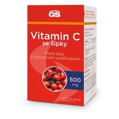 GS Vitamin C500 se šípky tbl.100+20