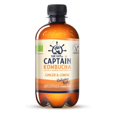 The Gutsy Captain Kombucha zázvor&citron BIO 400ml