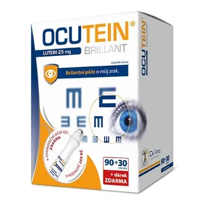 Ocutein Brillant Lutein 25mg DaVinci90+30tob. +dárek