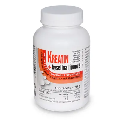 NATURVITA Kreatin+Kyselina lipoová tbl.150