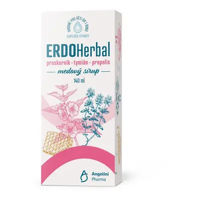 ERDOHerbal medový sirup 140ml