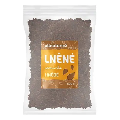 Allnature Lněné semínko hnědé 500g