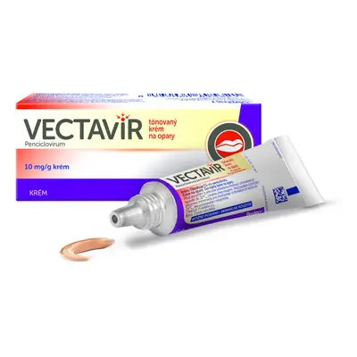 VECTAVIR TÓNOVANÝ KRÉM NA OPARY 10MG/G CRM 1X2G