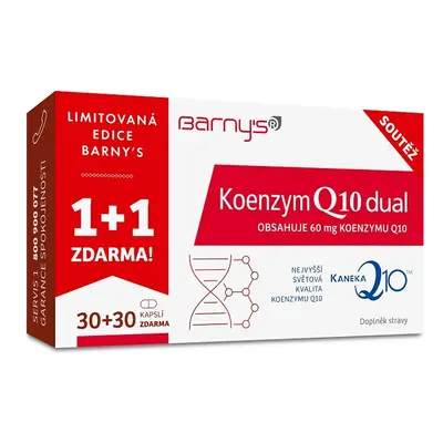 Barnys Koenzym Q10 Dual limitovaná edice 30+30 kapslí