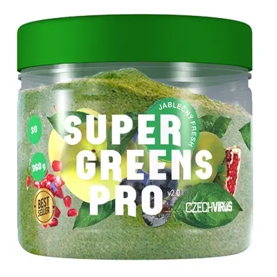 Czech Virus Super Greens Pro V2.0 360g jablečný fresh