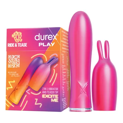 DUREX Play Vibrátor 2v1 se stimulační špičkou