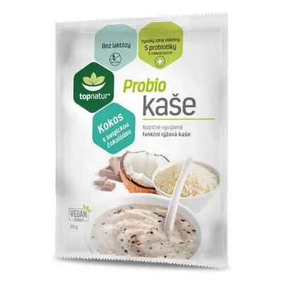 Probio kaše kokos s belgickou čokoládou 60g TOPNATUR