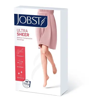 JOBST UltraSheer kompresní punčochy lýtkové bez špice vel.III barva tělová