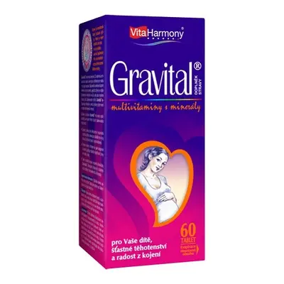 VitaHarmony Gravital 60 tablet pro těhotné a kojící ženy