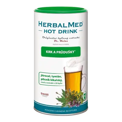 HERBALMED HotDrink Dr.Weiss krk průdušky 180g + vitamín C