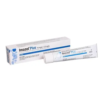 IMAZOL PLUS 10MG/G+2,5MG/G CRM 1X30G