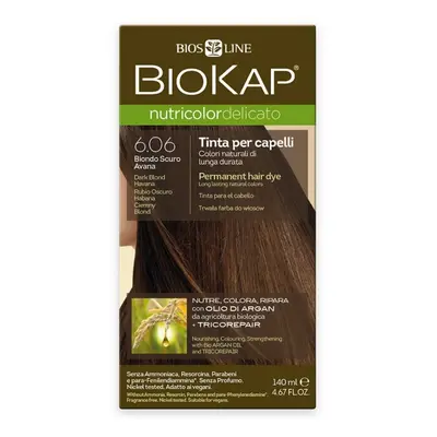 BIOKAP Barva na vlasy 6.06 blond tmavá Havana 140ml