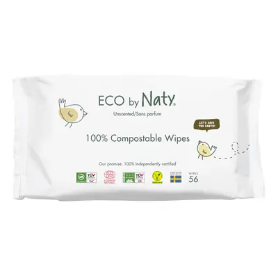 Eco by Naty vlhčené ubrousky bez vůně 56ks