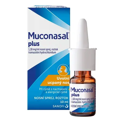 MUCONASAL PLUS nosní sprej 10ml