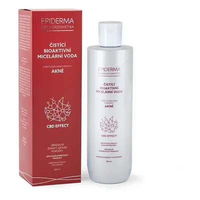 EPIDERMA bioaktivní CBD micelární voda při akné 300 ml